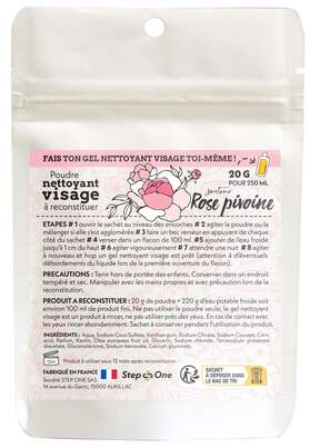 Gesichtsreiniger in Pulverform Pfingstrose StepOne 20gr = 250ml Cleaenser, A-Nr.: 5838127 - 01