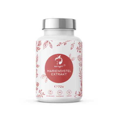 Sie sehen eine Packung Naturvit® Mariendistel Kapseln, Produktbild: 01 Naturvit® Mariendistel Kapseln, A-Nr.: 5667401 - 01