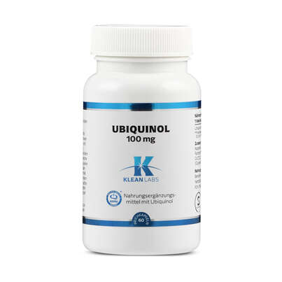 Ubiquinol 100 mg Klean Labs Weichkapsel, A-Nr.: 5395581 - 01