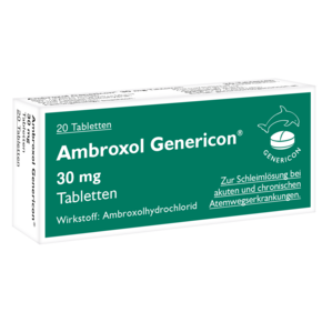 Ambroxol Genericon® Tabletten zur Schleimlösung, A-Nr.: 1257787 - 01