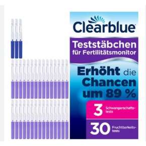 Clearblue Fertilitätsmonitor Advanced Teststäbchen 30+3, A-Nr.: 5700038 - 01