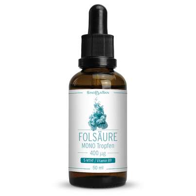 Folsäure 400 µg MONO Tropfen 50 ml, A-Nr.: 5438741 - 01