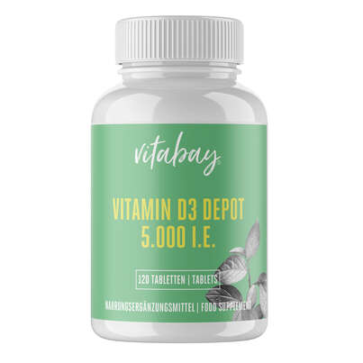 Vitabay Vitamin D3 Depot 5.000 I.E. Tabletten, A-Nr.: 5877759 - 01