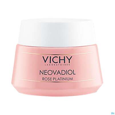 Sie sehen eine Packung Vichy Neovadiol Rose Platinium 50ml, Produktbild: 12 Vichy Neovadiol Rose Platinium 50ml, A-Nr.: 4732214 - 12