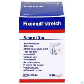 Fixierbinden Fixomull/stretch/leukopl. Fixierverband 5cmx10m 7999200 1st, A-Nr.: 4746742 - 01