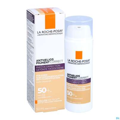 Sie sehen eine Packung Sonnenprodukte La Roche Posay Anthelios Pigment Correct Lsf50+light 50ml, Produktbild: 05 Sonnenprodukte La Roche Posay Anthelios Pigment Correct Lsf50+light 50ml, A-Nr.: 5572072 - 05