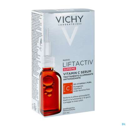 Sie sehen eine Packung Vichy Liftactiv Vitamin C Serum 20ml, Produktbild: 05 Vichy Liftactiv Vitamin C Serum 20ml, A-Nr.: 5478976 - 05