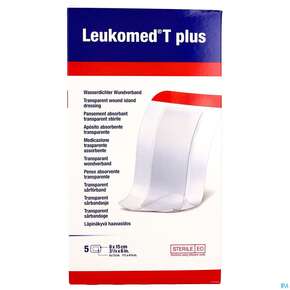 Wundverband Leukomed T Plus Folienverband/+auflage Steril 8x15cm 5st, A-Nr.: 3091144 - 01