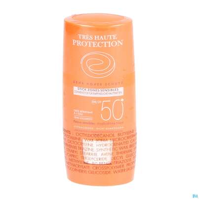 Sie sehen eine Packung Avène Sonnenstick Für Empfindliche Hautpartien Spf 50+ 8g, Produktbild: 04 Avène Sonnenstick Für Empfindliche Hautpartien Spf 50+ 8g, A-Nr.: 5212735 - 04