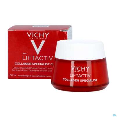 Sie sehen eine Packung Vichy Liftactiv Collagen/specialist Alle Hauttypen 50ml, Produktbild: 14 Vichy Liftactiv Collagen/specialist Alle Hauttypen 50ml, A-Nr.: 4870407 - 14