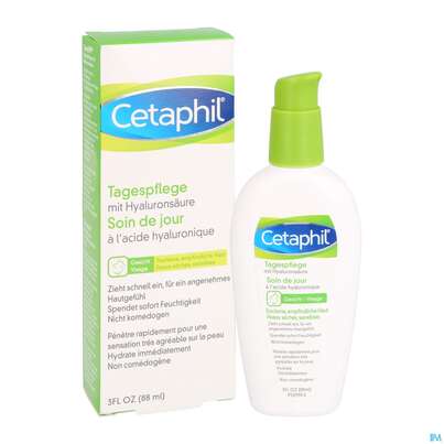 Sie sehen eine Packung Cetaphil Tagespflege +hyaluronsaeure 88ml, Produktbild: 11 Cetaphil Tagespflege +hyaluronsaeure 88ml, A-Nr.: 4839337 - 11