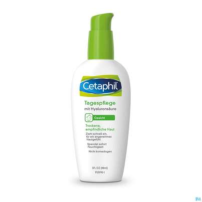Sie sehen eine Packung Cetaphil Tagespflege +hyaluronsaeure 88ml, Produktbild: 12 Cetaphil Tagespflege +hyaluronsaeure 88ml, A-Nr.: 4839337 - 12