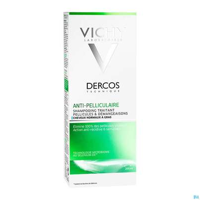 Shampoon Vichy/dercos Anti-schuppen Pflege Fettiges Haar 200ml, A-Nr.: 4357383 - 05