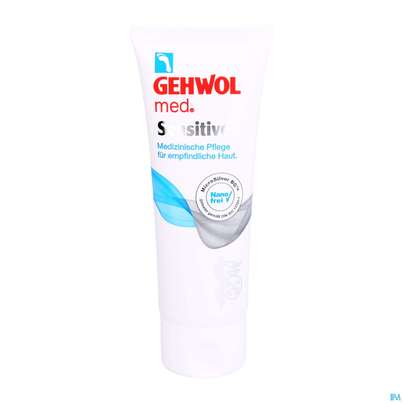 Sie sehen eine Packung Gehwol Med.sensitive Creme Nr.64143 75ml, Produktbild: 14 Gehwol Med.sensitive Creme Nr.64143 75ml, A-Nr.: 4792707 - 14
