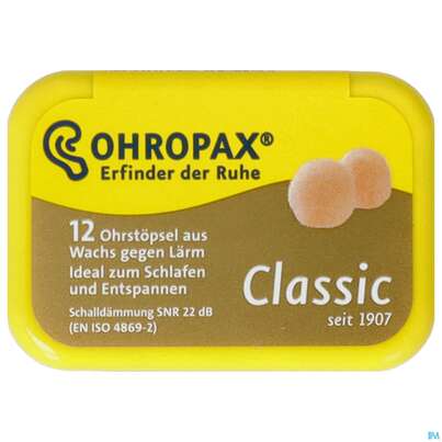 Ohrenschutz Ohropax Classic Ohrstoepsel Wachs Ger 12st, A-Nr.: 5024287 - 02