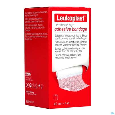 Elastische Binden Elastomull/haft/leukoplast 4mx10cm 1st, A-Nr.: 4757970 - 06