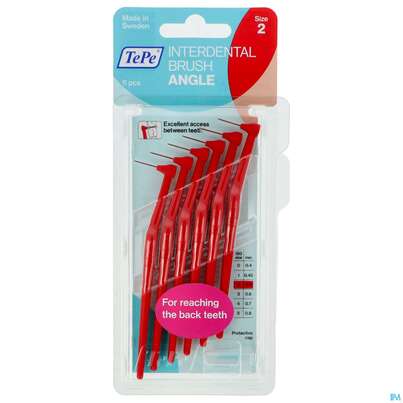 Tepe Interdentalbuersten Angle 0,5mm Rot 6st, A-Nr.: 3793283 - 02