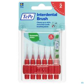 Tepe Interdentalbuersten 0,5mm Rot 6st, A-Nr.: 3698449 - 01