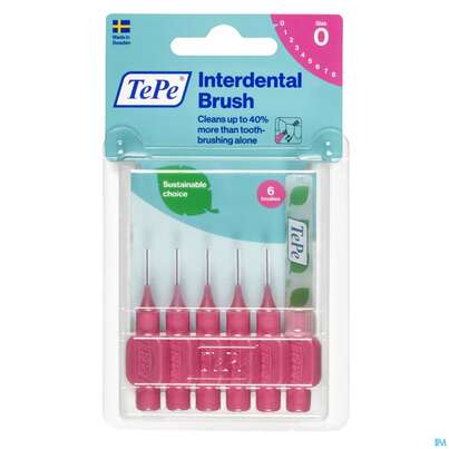 Tepe Interdentalbuersten 0,4mm Pink 6st, A-Nr.: 3698509 - 03