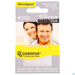 Ohrenschutz Ohropax Silicon G.laerm/wasser/wind Farbl 6st, A-Nr.: 3967375 - 01