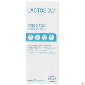 Lactosolv Kapseln Enzym Lactase 17500 Fcc Dose 60st, A-Nr.: 3949058 - 01