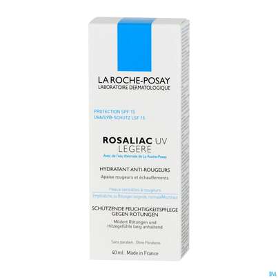 Sie sehen eine Packung La Roche Posay Gesichtspflege Rosaliac Uv Leicht Gegen Hautroetungen 40ml, Produktbild: 03 La Roche Posay Gesichtspflege Rosaliac Uv Leicht Gegen Hautroetungen 40ml, A-Nr.: 3934743 - 03