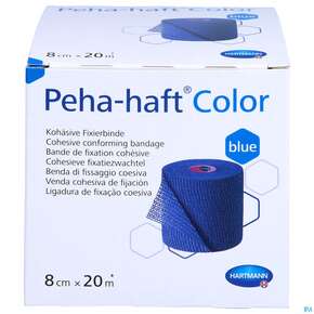 Peha-haft Color Latexfrei Blue 20mx 8cm 1st, A-Nr.: 3879837 - 01