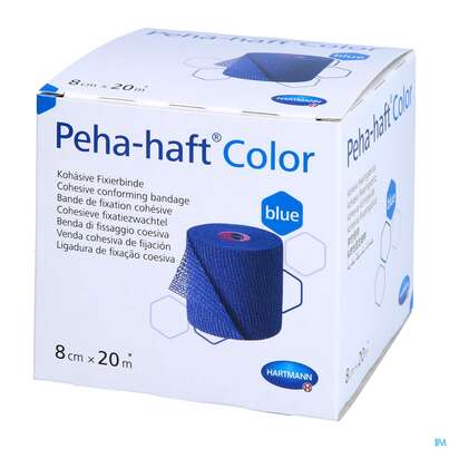 Peha-haft Color Latexfrei Blue 20mx 8cm 1st, A-Nr.: 3879837 - 02