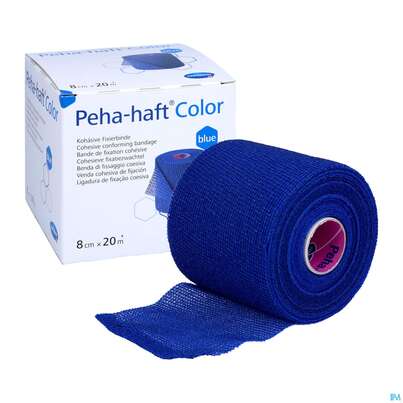 Peha-haft Color Latexfrei Blue 20mx 8cm 1st, A-Nr.: 3879837 - 05