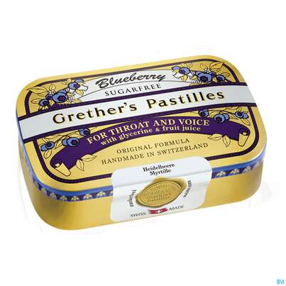 Grether's Pastilles Blueberry Zuckerfrei 110g, A-Nr.: 3869721 - 02