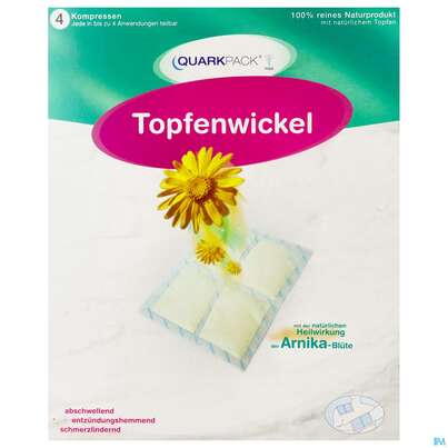 Kalt/warm Therapie Quarkpack Topfenwickel +arnika 4st, A-Nr.: 3869282 - 01