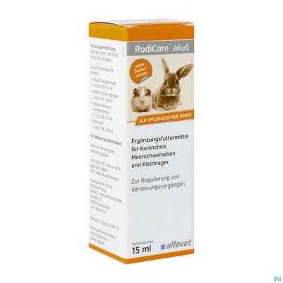 Veterinaerprodukte Rodicare F Kleinnager Akut Tropfen 15ml, A-Nr.: 3871439 - 02