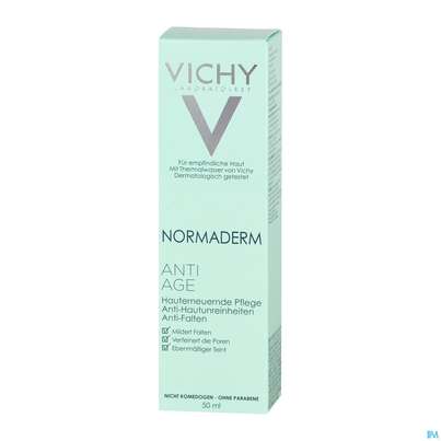 Sie sehen eine Packung Vichy Normaderm Anti-age 50ml, Produktbild: 05 Vichy Normaderm Anti-age 50ml, A-Nr.: 3855860 - 05
