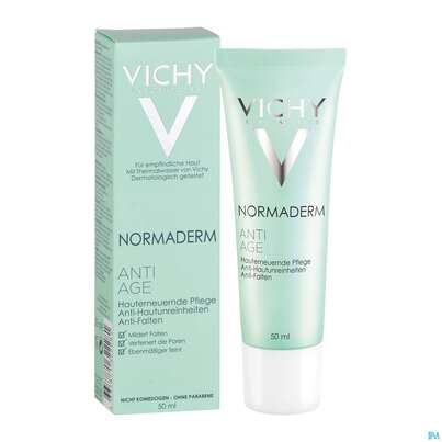 Sie sehen eine Packung Vichy Normaderm Anti-age 50ml, Produktbild: 07 Vichy Normaderm Anti-age 50ml, A-Nr.: 3855860 - 07