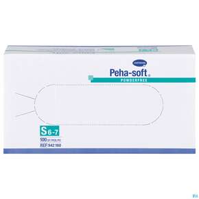 Untersuchungshandschuhe Latex Unsteril Peha Soft Puderfrei S 100st, A-Nr.: 2010793 - 01