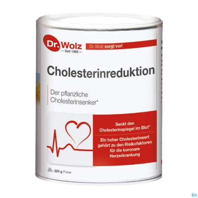 Sie sehen eine Packung Cholesterin Reduktion Pulver Dr.wolz Nr. 60571 224g, Produktbild: 03 Cholesterin Reduktion Pulver Dr.wolz Nr. 60571 224g, A-Nr.: 3839341 - 03