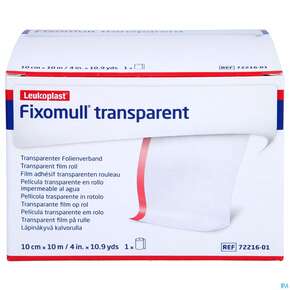 Fixierbinden Fixomull Transparent Fixierverband Wasserfest 10mx10cm 1st, A-Nr.: 3048237 - 01