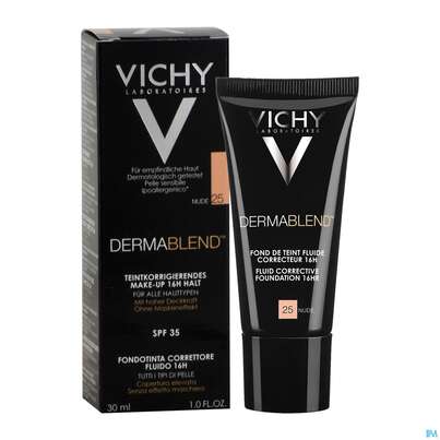 Vichy Dermablend/fluid Make-up 25 Nude 30ml, A-Nr.: 3044624 - 05