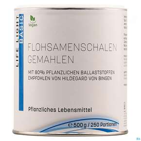 Flohsamenschalen Gemahlen Life Light 500g, A-Nr.: 1752423 - 01