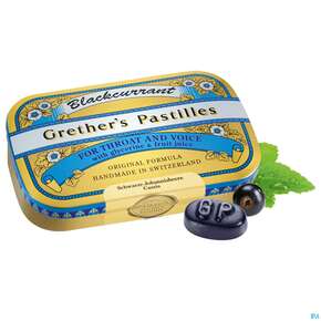 Grether&amp;#039;s Pastilles Blackcurrant Zuckerhaltig 60g, A-Nr.: 2848728 - 01