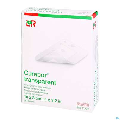 Wundverband Curapor Steril Transparent 10x 8cm 25st, A-Nr.: 2850234 - 04