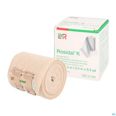 Elastische Binden Rosidal Hautfarben Kraeftig 5mx 6cm 1st, A-Nr.: 0472213 - 08