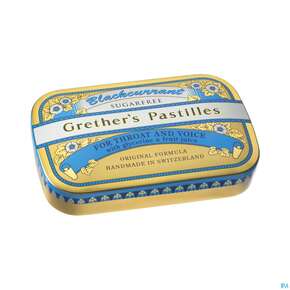 Grether&amp;#039;s Pastilles Blackcurrant Zuckerfrei 60g, A-Nr.: 2836257 - 01