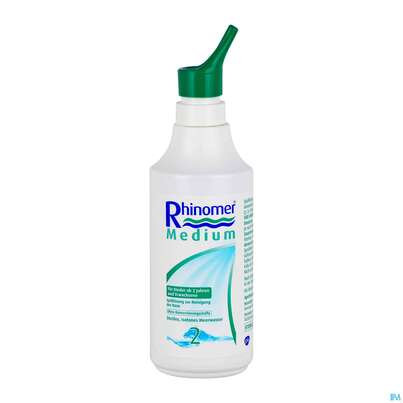 Sie sehen eine Packung Nasen Befeuchter Rhinomer 2 Medium 135ml, Produktbild: 05 Nasen Befeuchter Rhinomer 2 Medium 135ml, A-Nr.: 1889607 - 05