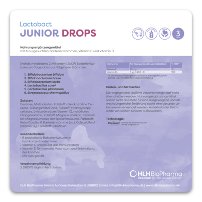 Lactobact JUNIOR DROPS, A-Nr.: 4302778 - 04