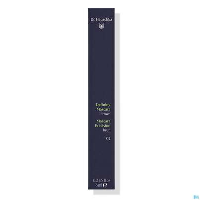Sie sehen eine Packung Dr. Hauschka Defining Mascara 02 Brown 6ml, Produktbild: 02 Dr. Hauschka Defining Mascara 02 Brown 6ml, A-Nr.: 4592368 - 02