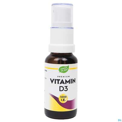 Sie sehen eine Packung Vitamin D3 Algen Liquid 5000ie Dr Bun 20ml, Produktbild: 02 Vitamin D3 Algen Liquid 5000ie Dr Bun 20ml, A-Nr.: 5623504 - 02