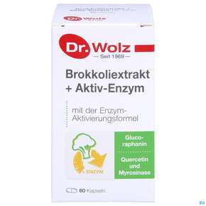 Dr.wolz Brokkoliextrakt Kapseln +aktiv-enzym 60563 60st, A-Nr.: 5133705 - 01