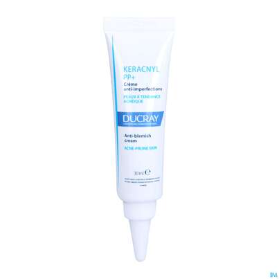 Sie sehen eine Packung Ducray Keracnyl Pp+ Creme Gegen Hautunreinheiten 30ml, Produktbild: 08 Ducray Keracnyl Pp+ Creme Gegen Hautunreinheiten 30ml, A-Nr.: 5564397 - 08