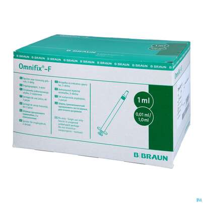 Injektionsspritzen U.zubeh. Tuberkulin Einmal-spr Omnifix 1ml 3-teilig 100st, A-Nr.: 3048579 - 04